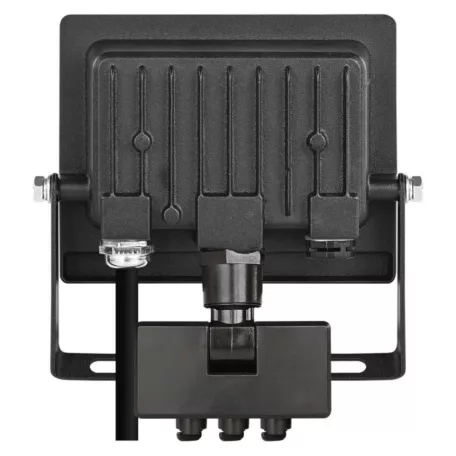 LED-es reflektor TAMBO EVO mozgásérzékelővel, 20 W, 2000 lm, IP44, fekete