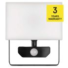 LED-es reflektor TAMBO mozgásérzékelővel, 30 W, 3000 lm, fekete