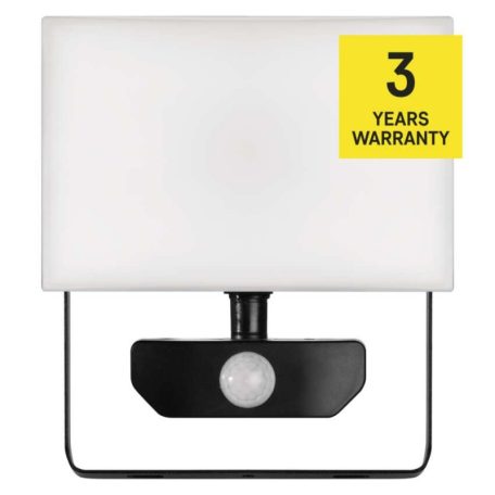 LED-es reflektor TAMBO mozgásérzékelővel, 30 W, 3000 lm, fekete