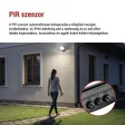 LED-es reflektor TAMBO EVO mozgásérzékelővel, 50 W, 5000 lm, IP44, fekete