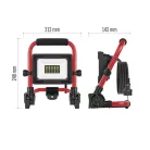 LED reflektor ELION 20W, red-fekete, IP65, 3000 lm, természetes fehér