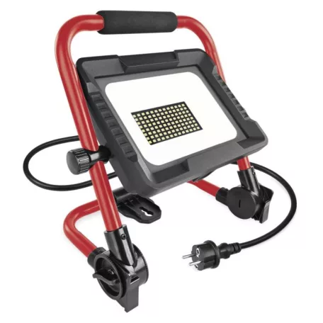 LED reflektor ELION 50W, red-fekete, IP65, 8000 lm, természetes fehér