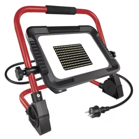 LED reflektor ELION 100W, red-fekete, IP65, 16 000 lm, természetes fehér