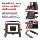 LED reflektor ELION 100W, red-fekete, IP65, 16 000 lm, természetes fehér