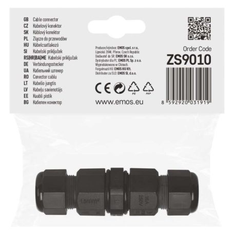 EMOS Kábelcsatlakozó IP68