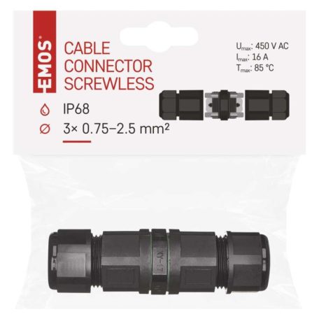 EMOS Kábelcsatlakozó IP68