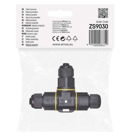 EMOS T kábelcsatlakozó ip68