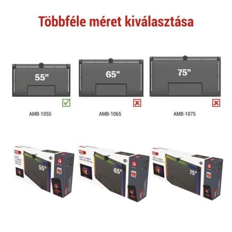 GoSmart Ambient LED RGB világítás TV-hez 55“ (139 cm)