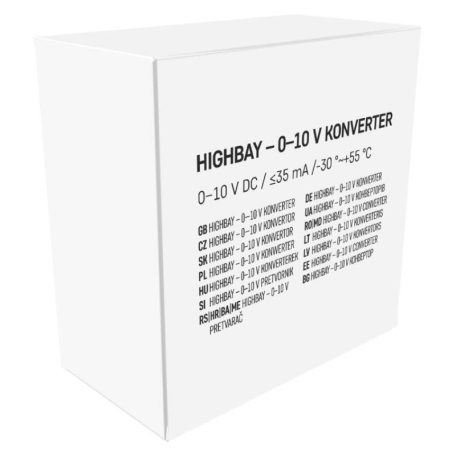 Konvertorek 0–10 V mert HIGHBAY