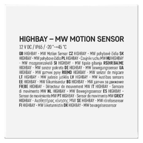 HIGHBAY - MW mozgaserzekelő