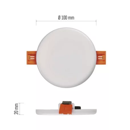 EMOS LED panel VIXXO beépíthető 7.5WW 650lm IP65 term. fehér