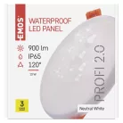 EMOS LED panel VIXXO beépíthető 10W 900lm IP65 természetes fehér