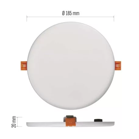 EMOS LED panel VIXXObeépíthető 19W 1700lm IP65 természetes fehér
