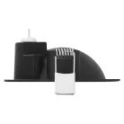 LED reflektor GERI fekete, kerek, 6,5W CCT