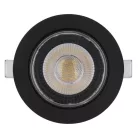 LED reflektor GERI fekete, kerek, 6,5W CCT