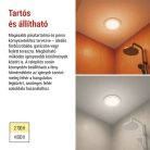 LED reflektor LORI fehér, kerek, 4,5W CCT