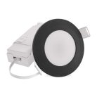 LED reflektor LORI fekete, kerek, 4,5W CCT