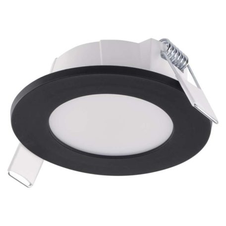 LED reflektor LORI fekete, kerek, 4,5W CCT