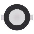 LED reflektor LORI fekete, kerek, 4,5W CCT