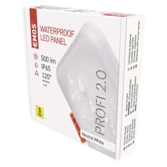   EMOS LED panel VIXXO beépíthető 6W 500lm IP65 term. fehér
