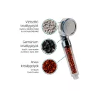 Germánium zuhany, klórtalanító kristály szűrővel / zuhanyfej, SPA zuhanyfej anionos tisztítás