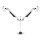 MULTIBRACKETS 2 karos asztali konzol, M VESA Gas Lift Arm Dual White (15-32", max.VESA: 100x100 mm, 10 kg)