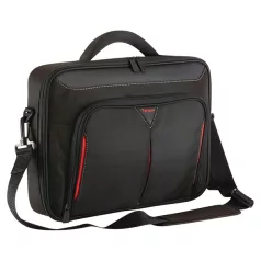   TARGUS Notebook táska Briefcase / Classic 14" Clamshell Case - Black/Red