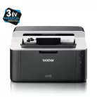 BROTHER Lézernyomtató HL-1112E, A4, mono, 20 lap/perc, USB, manuál duplex, 2400x600dpi, 1MB, fekete