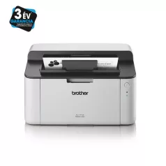  BROTHER Lézernyomtató HL-1110E, A4, mono, 20 lap/perc, USB, manuál duplex, 2400x600dpi, 1MB, szürke