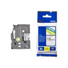 BROTHER szalag TZe-141, Átlátszó alapon Fekete, Laminált, 18mm  0.7", 8 méter