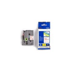   BROTHER szalag TZe-242, Fehér alapon Piros, Laminált, 18mm  0.7", 8 méter