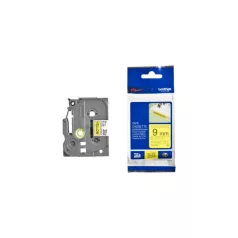   BROTHER szalag TZe-S621, Sárga alapon Fekete, Erős tapadású, 9mm  0.35", 8 méter