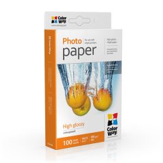   COLORWAY Fotópapír, magasfényű (high glossy), 180 g/m2, 10x15, 100 lap
