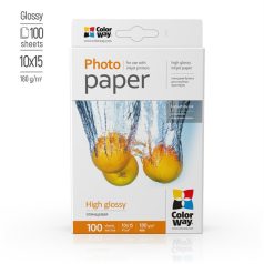   COLORWAY Fotópapír, magasfényű (high glossy), 180 g/m2, 10x15, 100 lap