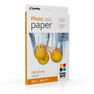 COLORWAY Fotópapír, magasfényű (high glossy), 200 g/m2, A4, 20 lap