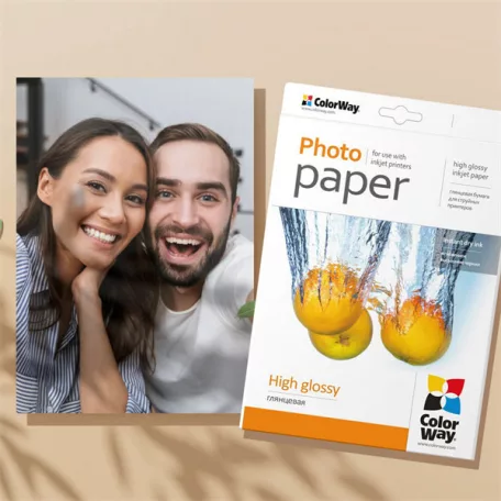 COLORWAY Fotópapír, magasfényű (high glossy), 200 g/m2, A4, 20 lap