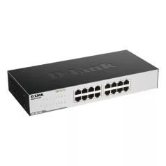   D-LINK Switch 16x1000Mbps Fémházas Asztali, Rackes, GO-SW-16G/E