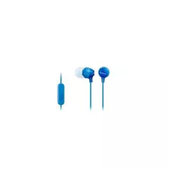  SONY MDREX15APLI.CE7, 18-22000 Hz, 16 ohm, 3.5 mm Jack, 1,2 m Vezetékes, szilikonos Fülhallgató mikrofonnal, Kék