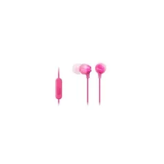   SONY MDREX15APPI.CE7, 18-22000 Hz, 16 ohm, 3.5 mm Jack, 1,2 m Vezetékes szilikonos Fülhallgató mikrofonnal, Rózsaszín