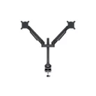 MULTIBRACKETS 2 karos asztali konzol, M VESA Gas Lift Arm Dual Black (15-32", max.VESA: 100x100 mm, 10 kg)
