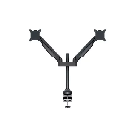 MULTIBRACKETS 2 karos asztali konzol, M VESA Gas Lift Arm Dual Black (15-32", max.VESA: 100x100 mm, 10 kg)
