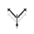 MULTIBRACKETS 2 karos asztali konzol, M VESA Gas Lift Arm Dual Black (15-32", max.VESA: 100x100 mm, 10 kg)