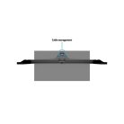 MULTIBRACKETS Forgatható asztali állvány, M VESA Tablestand Turn Black Large MAX 600x400 (40-60", 40kg)