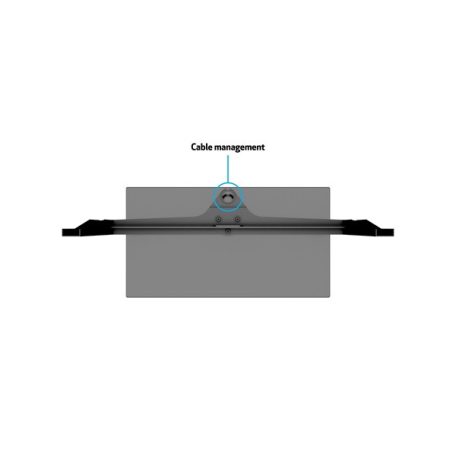 MULTIBRACKETS Forgatható asztali állvány, M VESA Tablestand Turn Black Large MAX 600x400 (40-60", 40kg)