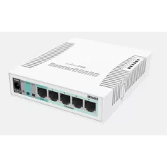   MIKROTIK Switch/Router RB260GS 5x1000Mbps + 1x1000Mbps SFP, Asztali, CSS106-5G-1S