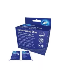   AF Tisztítókendő, képernyőhöz, 20 db nedves-száraz kendőpár, "Screen-Clene Duo"
