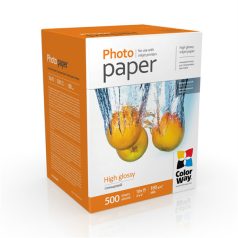   COLORWAY Fotópapír, magasfényű (high glossy), 180 g/m2, 10x15, 500 lap