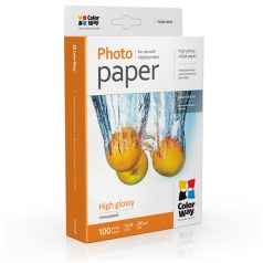   COLORWAY Fotópapír, magasfényű (high glossy), 200 g/m2, 13x18, 100 lap
