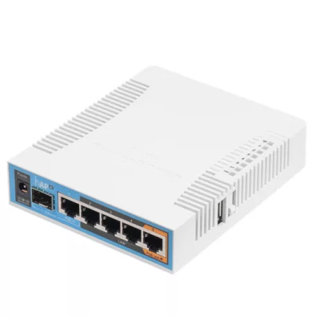 MIKROTIK Wireless Router 5x1000Mbps + 1xSFP, Wi-Fi 5, Asztali, RB962UIGS-5HACT2HNT