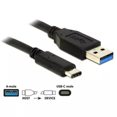 DELOCK kábel USB 10 Gbps Type-A > USB Type-C 1m